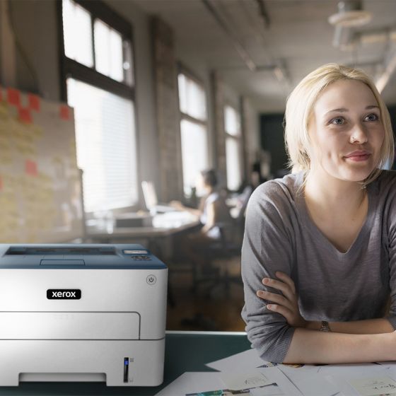 Лазерен принтер Xerox B230, монохромен, 600 x 600 dpi, 36 стр/мин, LAN, Wi-Fi, USB, A4 - характеристика 1