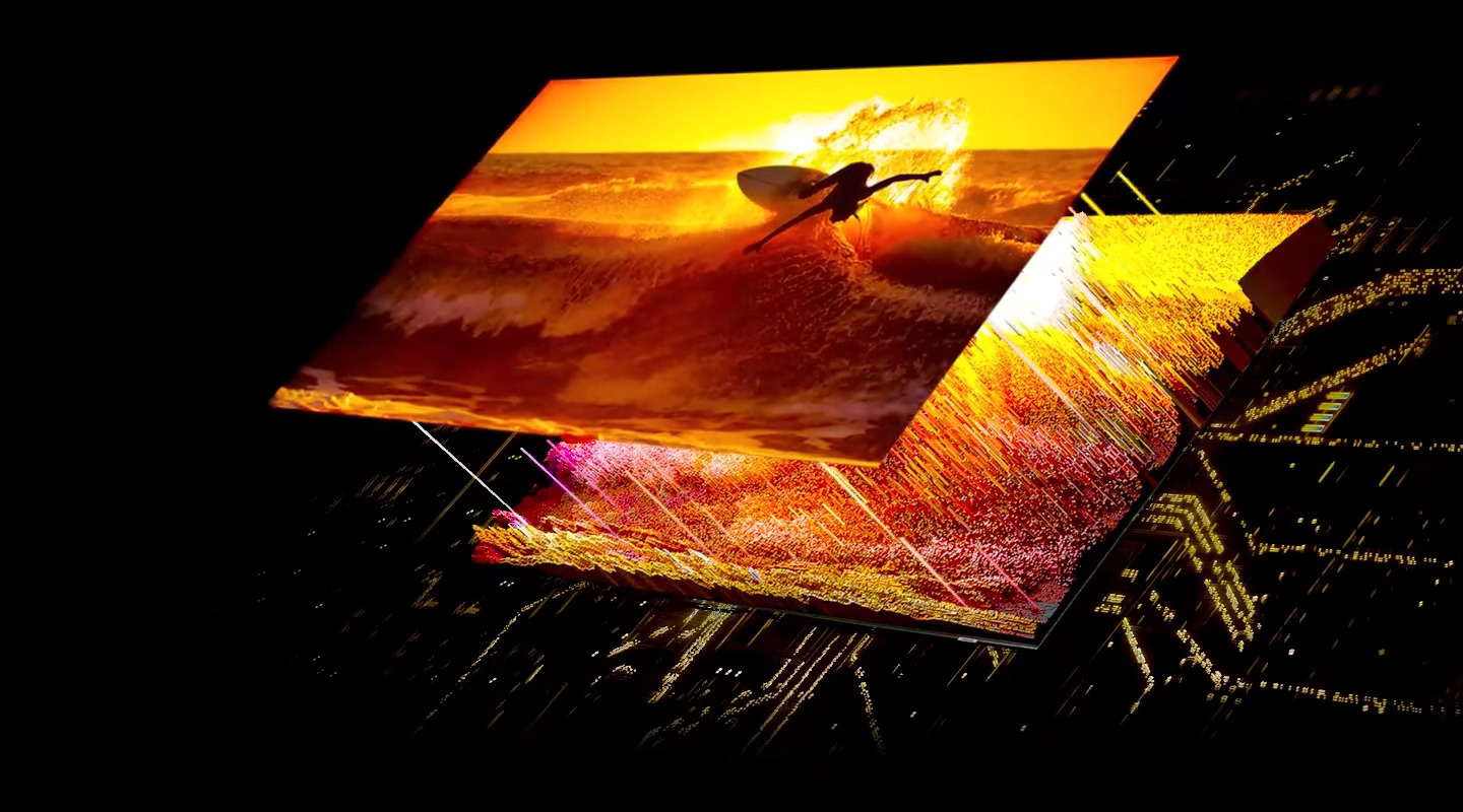 Телевизор Samsung QE-55QN85C (2023), 55" (139 cm) 4K/UHD QLED Smart TV, HDR10+, 120Hz, DVB-T2/C/S2 x 2, Wi-Fi, LAN, Bluetooth, 4x HDMI, 2x USB - характеристика 2