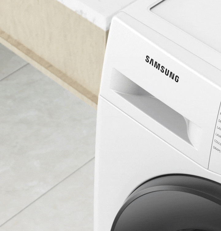 Пералня Samsung WW80TA026TT/LE, клас B, 8кг. капацитет, 1200 оборота в минута, свободностояща, 60 cm, технология Eco Bubble, Hygiene Steam, бяла - характеристика 2