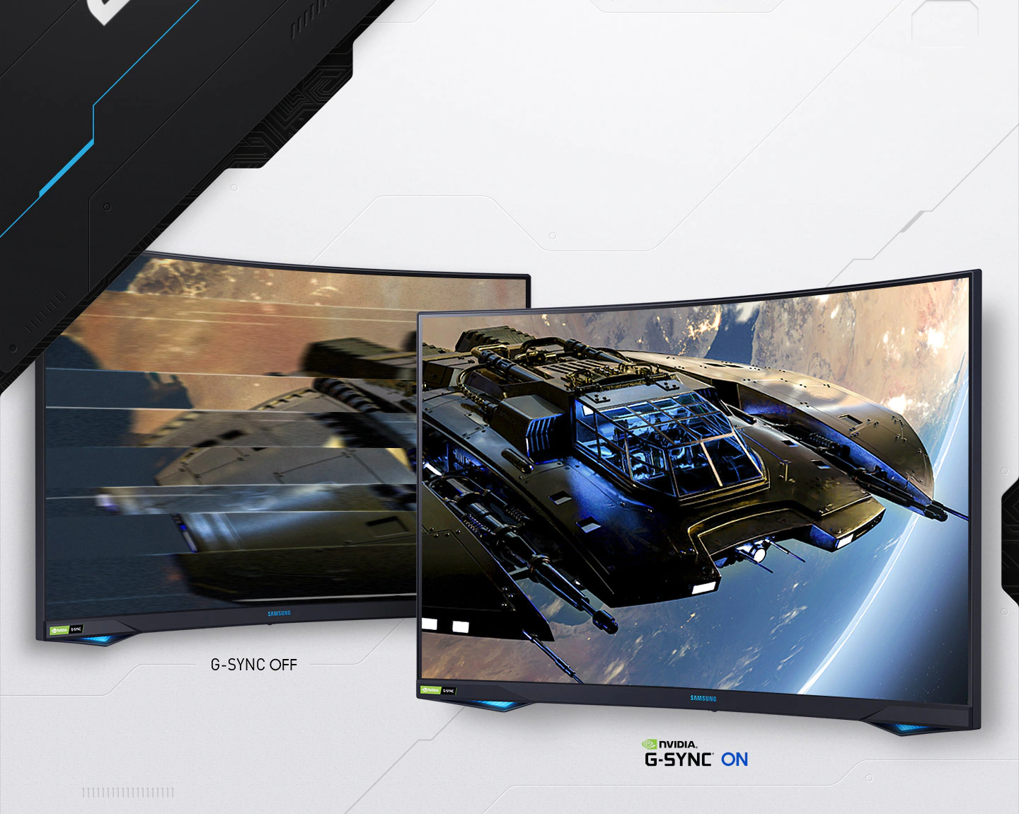 Монитор Samsung Odyssey G7 LC-32G75TQ (2020), 32" (81.28 cm) VA QLED панел, 240Hz, WQHD, 1ms, 350 cd/m², Display Port, HDMI, USB Hub - характеристика 10