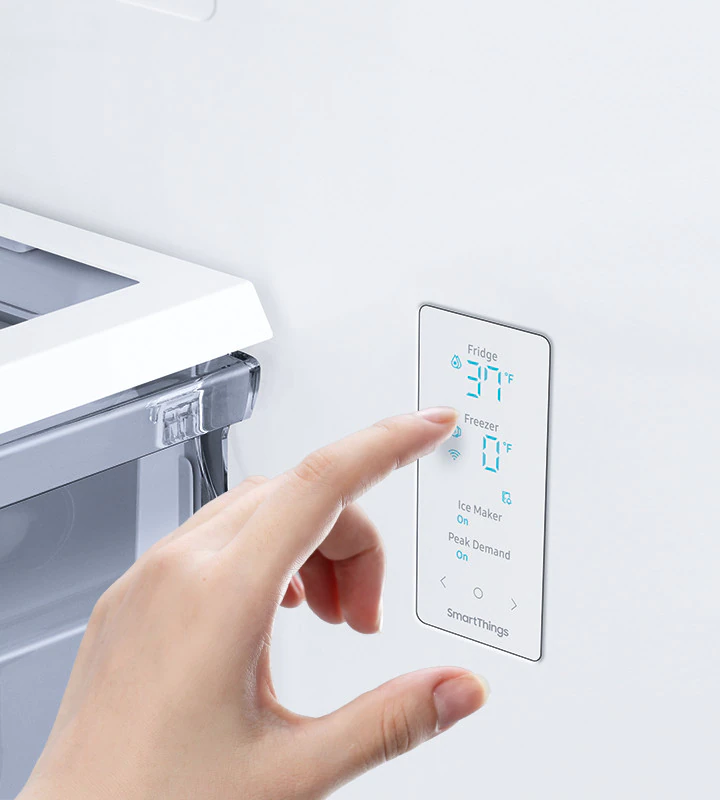 Хладилник с фризер Samsung RF50A5002S9/EO, клас F, 496 л. общ обем, свободностоящ, 355 kWh/годишно, инокс - характеристика 1