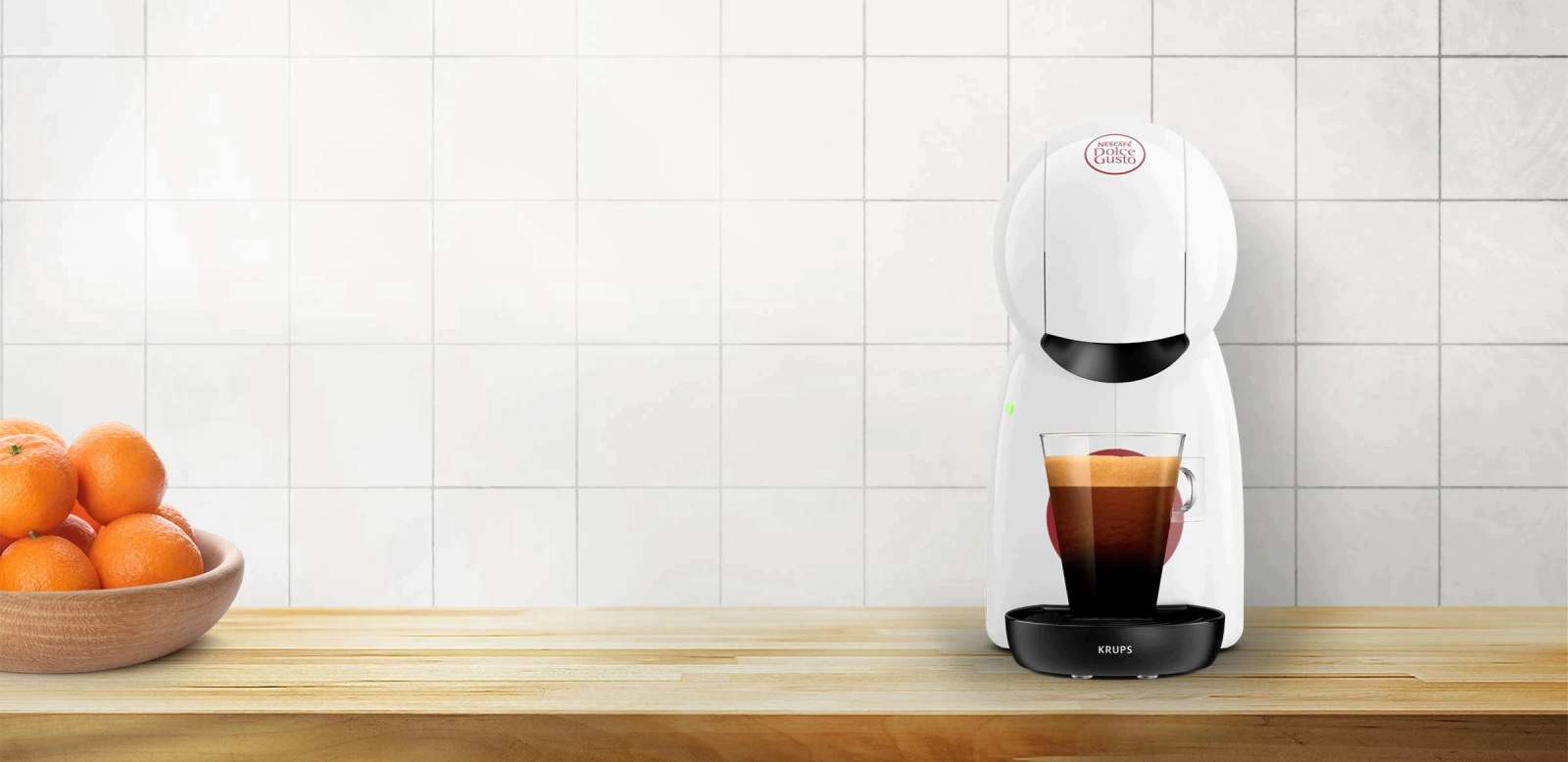 Кафемашина на капсули Krups Nescafe Dolce Gusto Piccolo XS, 1600W, 15 bar, 0.8 l. обем на резервоара за вода, бяла - характеристика 2