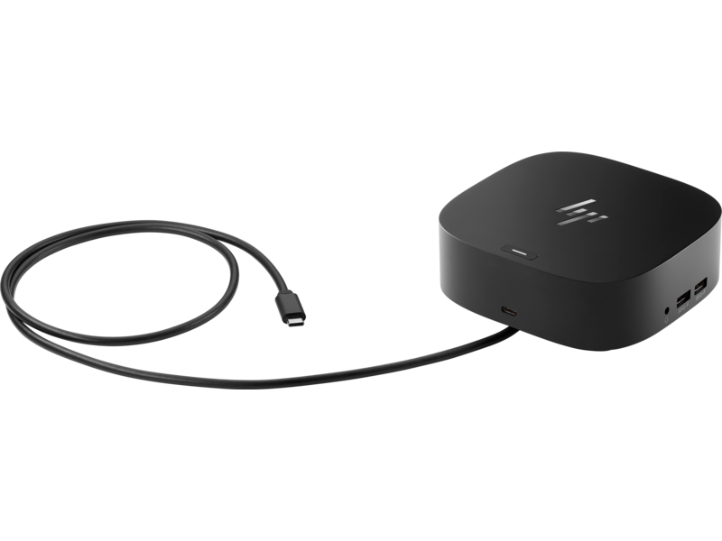 Докинг станция HP USB-C G5 Essential Dock 120W, от USB C към 2x USB A, 2x DisplayPort, 1x HDMI, 1x RJ45, 1x AUX, черна - характеристика 2