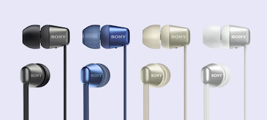 Слушалки Sony WI-C310, микрофон, безжични, Bluetooth, до 15 часа време на работа, тип "тапи", черни - характеристика 3