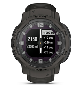 Смарт часовник Garmin Instinct Crossover Blue Granite, хибриден, MIP дисплей, 23 x 23 mm (0,9" x 0,9"), до 28 дни време за работа, 64 MB Flash памет, GPS, пулсомер, Bluetooth, крачкомер, сиво-син - характеристика 11
