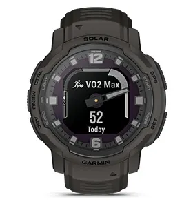 Смарт часовник Garmin Instinct Crossover Blue Granite, хибриден, MIP дисплей, 23 x 23 mm (0,9" x 0,9"), до 28 дни време за работа, 64 MB Flash памет, GPS, пулсомер, Bluetooth, крачкомер, сиво-син - характеристика 14