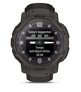 Смарт часовник Garmin Instinct Crossover Blue Granite, хибриден, MIP дисплей, 23 x 23 mm (0,9" x 0,9"), до 28 дни време за работа, 64 MB Flash памет, GPS, пулсомер, Bluetooth, крачкомер, сиво-син - характеристика 15