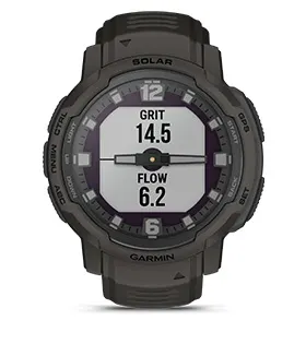 Смарт часовник Garmin Instinct Crossover Blue Granite, хибриден, MIP дисплей, 23 x 23 mm (0,9" x 0,9"), до 28 дни време за работа, 64 MB Flash памет, GPS, пулсомер, Bluetooth, крачкомер, сиво-син - характеристика 18