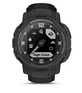 Смарт часовник Garmin Instinct Crossover Blue Granite, хибриден, MIP дисплей, 23 x 23 mm (0,9" x 0,9"), до 28 дни време за работа, 64 MB Flash памет, GPS, пулсомер, Bluetooth, крачкомер, сиво-син - характеристика 30