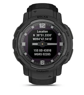Смарт часовник Garmin Instinct Crossover Blue Granite, хибриден, MIP дисплей, 23 x 23 mm (0,9" x 0,9"), до 28 дни време за работа, 64 MB Flash памет, GPS, пулсомер, Bluetooth, крачкомер, сиво-син - характеристика 32