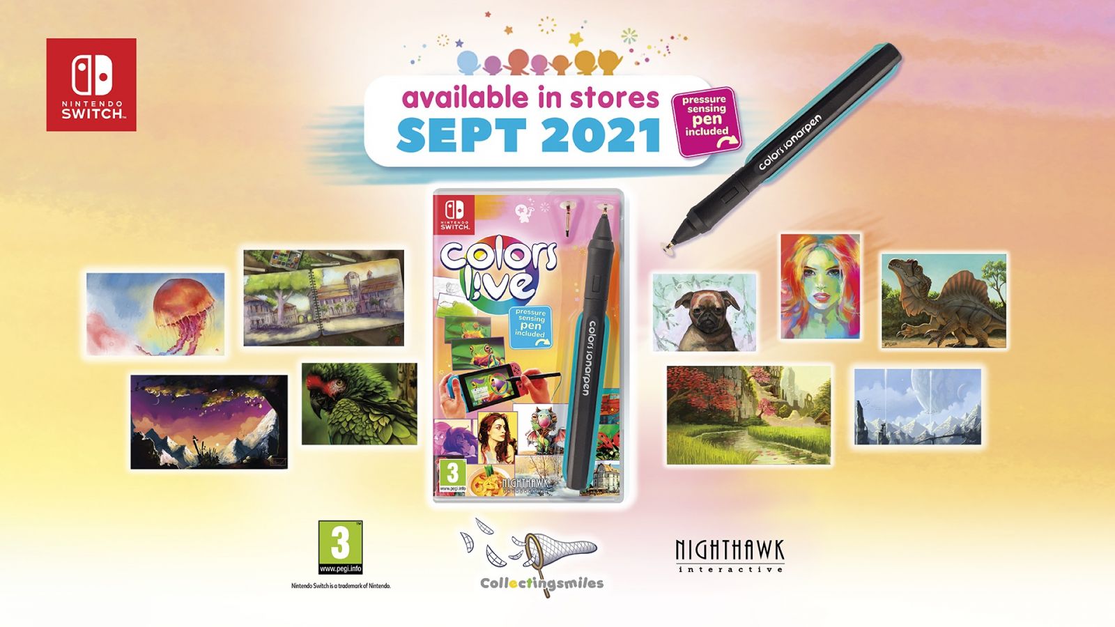 Colors Live (With Pen) (Nintendo Switch)