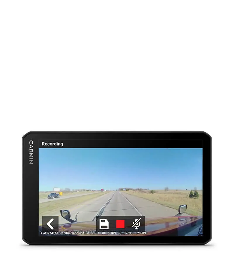 Навигация за кемпер Garmin dezlCam LGV710, 6.95" (17.7cm) IPS сензорен дисплей, 32GB вградена памет, слот за microSD, вградена 1080p@30fps камера, трафик приемник, карта на Европа, безплатни актуализации, Bluetooth, Wi-Fi - характеристика 2