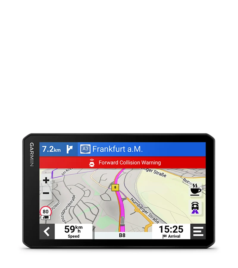Навигация за кемпер Garmin dezlCam LGV710, 6.95" (17.7cm) IPS сензорен дисплей, 32GB вградена памет, слот за microSD, вградена 1080p@30fps камера, трафик приемник, карта на Европа, безплатни актуализации, Bluetooth, Wi-Fi - характеристика 4
