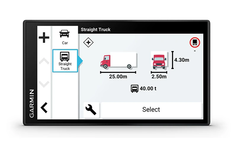 Навигация за кемпер Garmin dezlCam LGV710, 6.95" (17.7cm) IPS сензорен дисплей, 32GB вградена памет, слот за microSD, вградена 1080p@30fps камера, трафик приемник, карта на Европа, безплатни актуализации, Bluetooth, Wi-Fi - характеристика 7