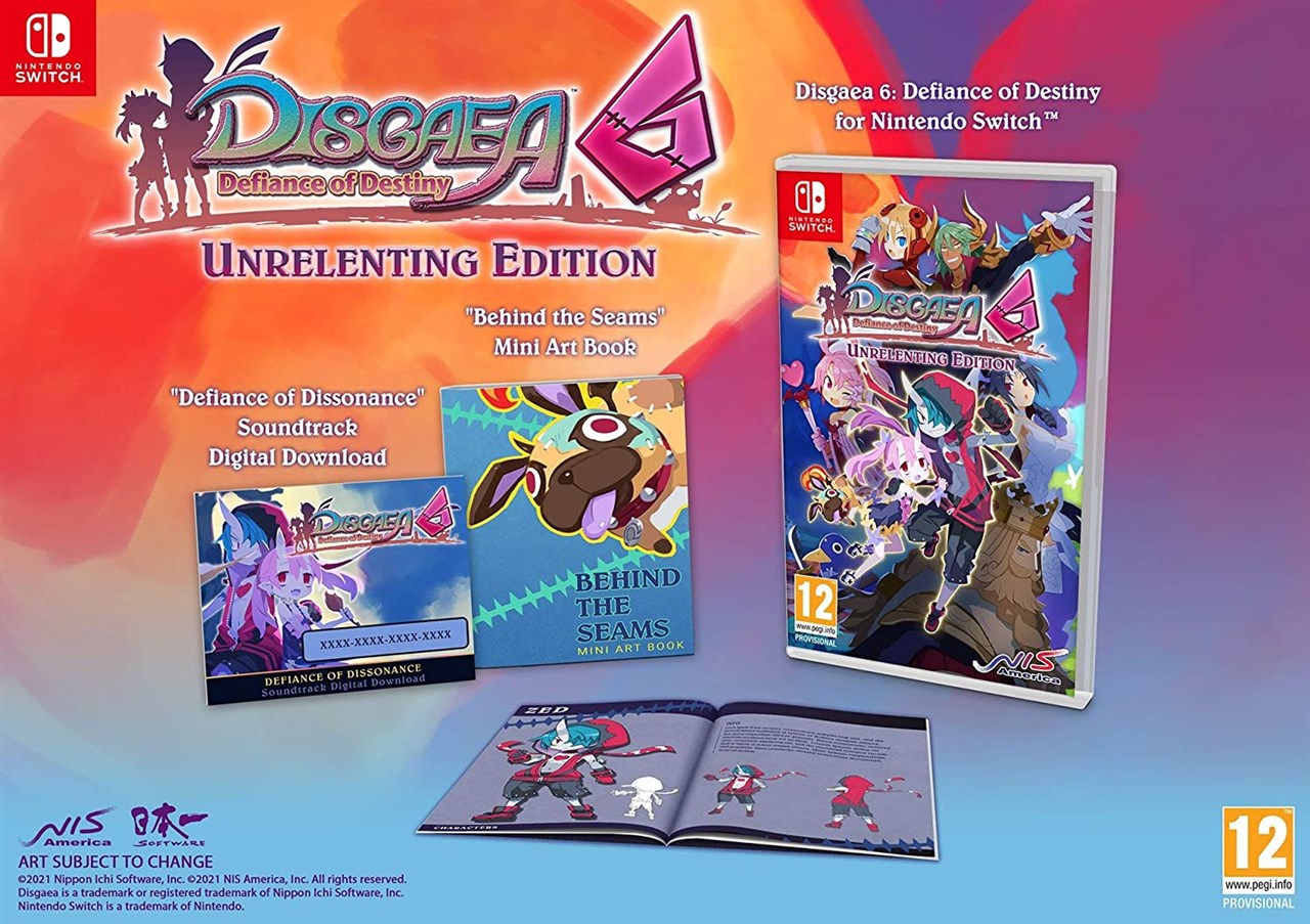 Disgaea 6: Defiance of Destiny Unrelenting Edition (Nintendo Switch)