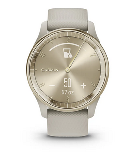 Смарт часовник Garmin Vivomove Trend Mist Gray, хибриден, Liquid crystal дисплей, 25.6 мм x 18.8 мм (1.01" x 0.74"), до 5 дни време на работа, Bluetooth, пулсомер, следене на съня, профили за бягане, сив - характеристика 20