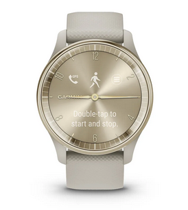 Смарт часовник Garmin Vivomove Trend Mist Gray, хибриден, Liquid crystal дисплей, 25.6 мм x 18.8 мм (1.01" x 0.74"), до 5 дни време на работа, Bluetooth, пулсомер, следене на съня, профили за бягане, сив - характеристика 27