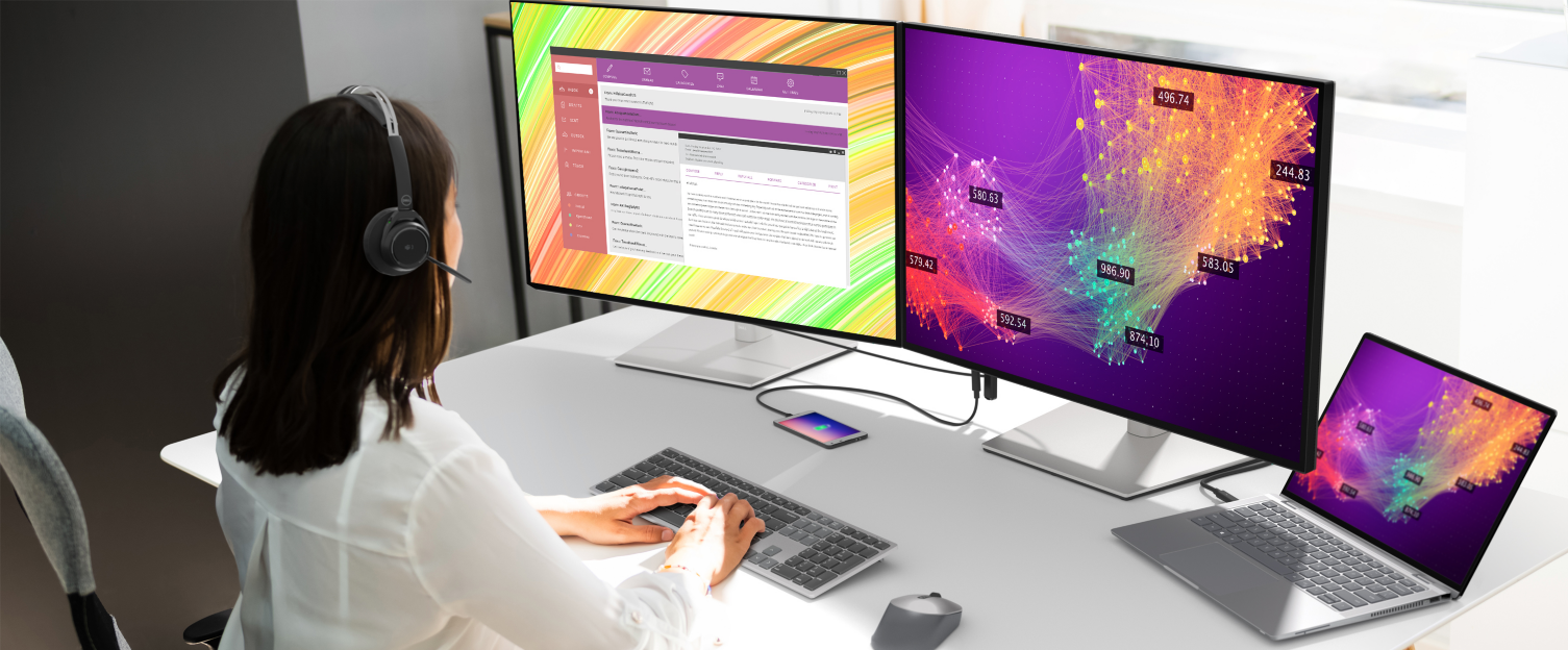 Монитор Dell U3023E (210-BDRJ), 30" (76.2 cm) IPS панел, WQXGA, 5ms, 400 cd/m2, HDMI, DisplayPort, USB-C, LAN - характеристика 1