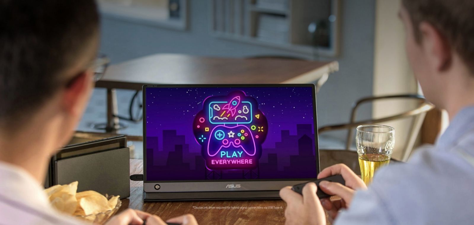 Монитор Asus ZenScreen Touch MB16AMT, 15.6" (39.62 cm) IPS панел, Full HD, 250cd/m2, Micro HDMI, USB Type-C, с батерия - характеристика 3