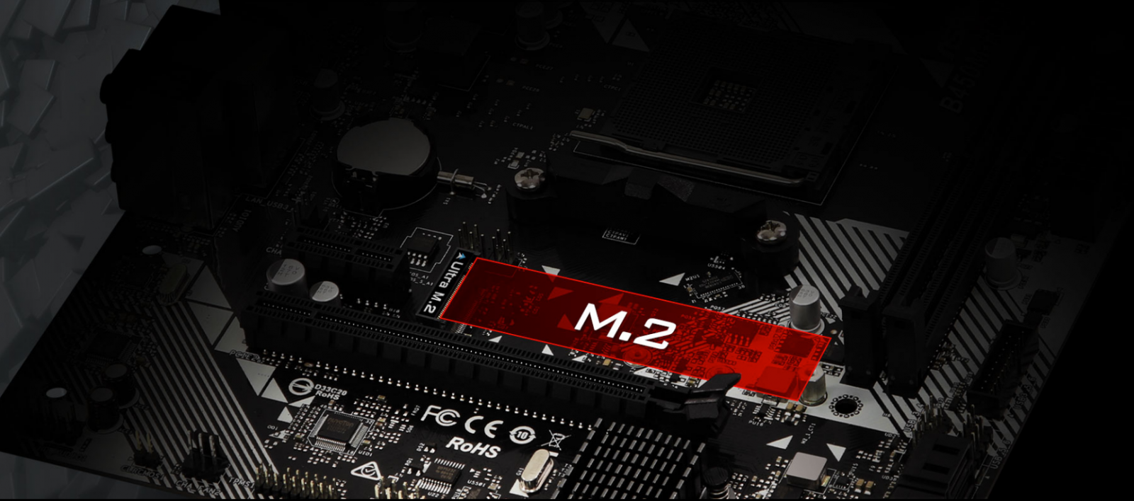 Дънна платка ASRock B450M-HDV R4.0 (Refurbished), B450, AM4, DDR4, PCI-E(HDMI&DVI&VGA), 4x SATA 6Gb/s, 1x Ultra M.2 Socket, 4x USB 3.1 (Gen1), Micro ATX - характеристика 1