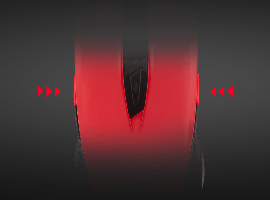 Мишка MSI Clutch GM40, оптична, 5000dpi, USB, червена - характеристика 5
