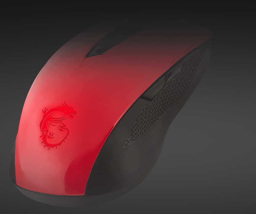 Мишка MSI Clutch GM40, оптична, 5000dpi, USB, червена - характеристика 7