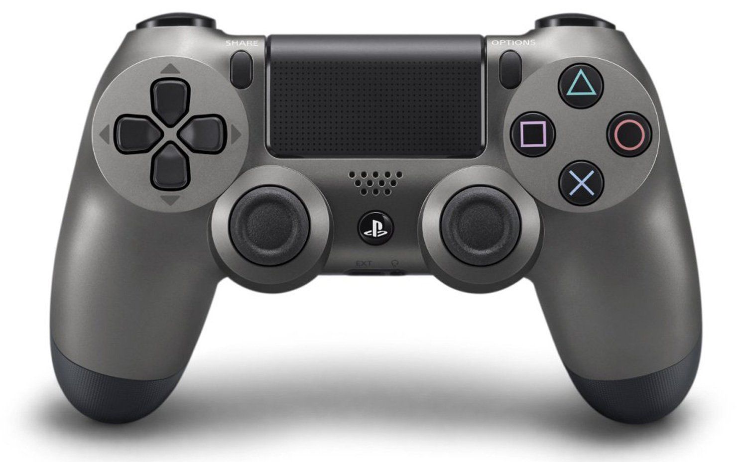 Геймпад PlayStation DualShock 4 - Steel Black, безжичен, за PS4, черен - характеристика 1