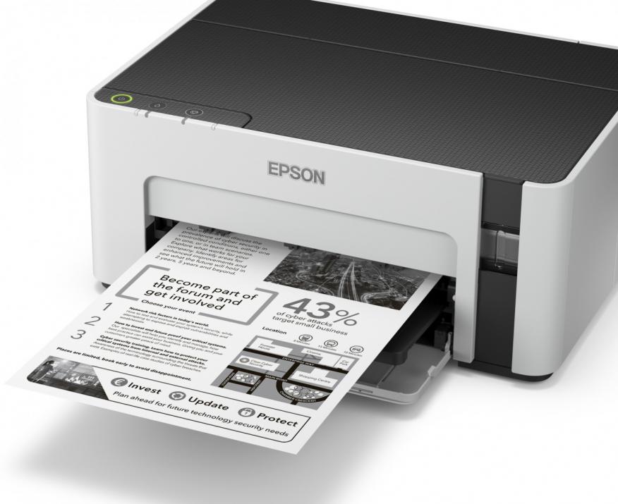 Мастиленоструен принтер Epson EcoTank M1120, монохромен, 1440 x 720 dpi, 32 стр./мин, Wi-Fi, USB, A4 - характеристика 1