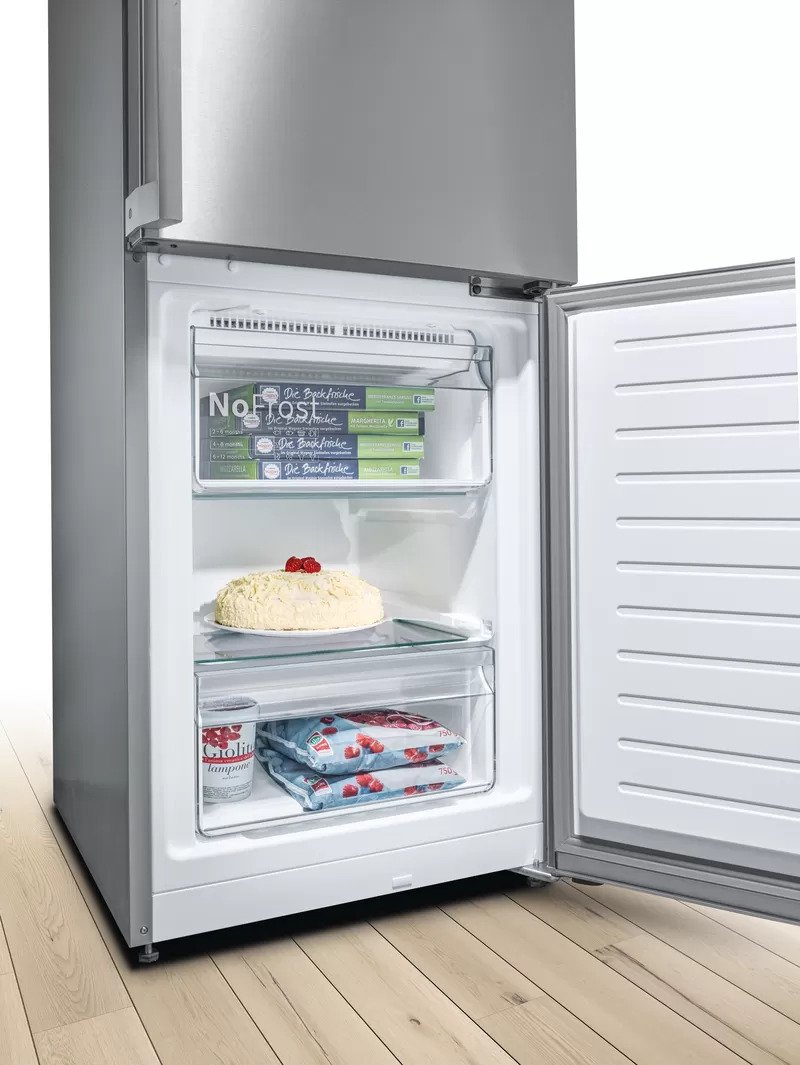 Хладилник Bosch KIF86PFE0 SER8, клас E, 223л. общ обем, за вграждане, 232 kWh/годишно разход на енергия, NoFrost, VarioShelf, бял - характеристика 2