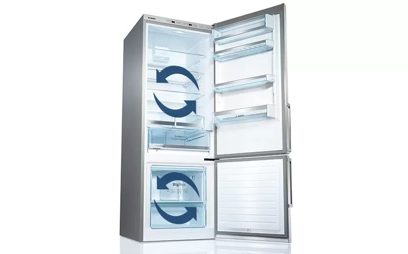 Хладилник Bosch KIF86PFE0 SER8, клас E, 223л. общ обем, за вграждане, 232 kWh/годишно разход на енергия, NoFrost, VarioShelf, бял - характеристика 5