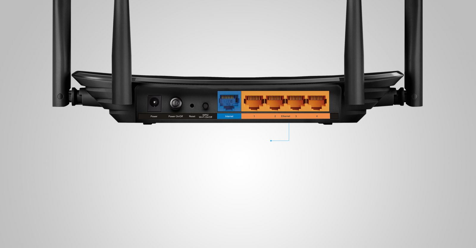 Рутер TP-Link Archer C6 (v4.0), 1200Mbps, 2.4GHz(400Mbps)/5GHz(867Mbps), Wireless AC, 4x LAN1000, 1x WAN, 4x външни антени, MU-MIMO - характеристика 4