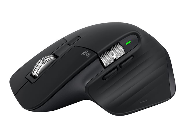 Мишка LOGITECH MX Master 3 Advanced, лазерна(4000 dpi), USB, 7 програмируеми бутона, Bluetooth, USB, до 10m обхват, черна - характеристика 1