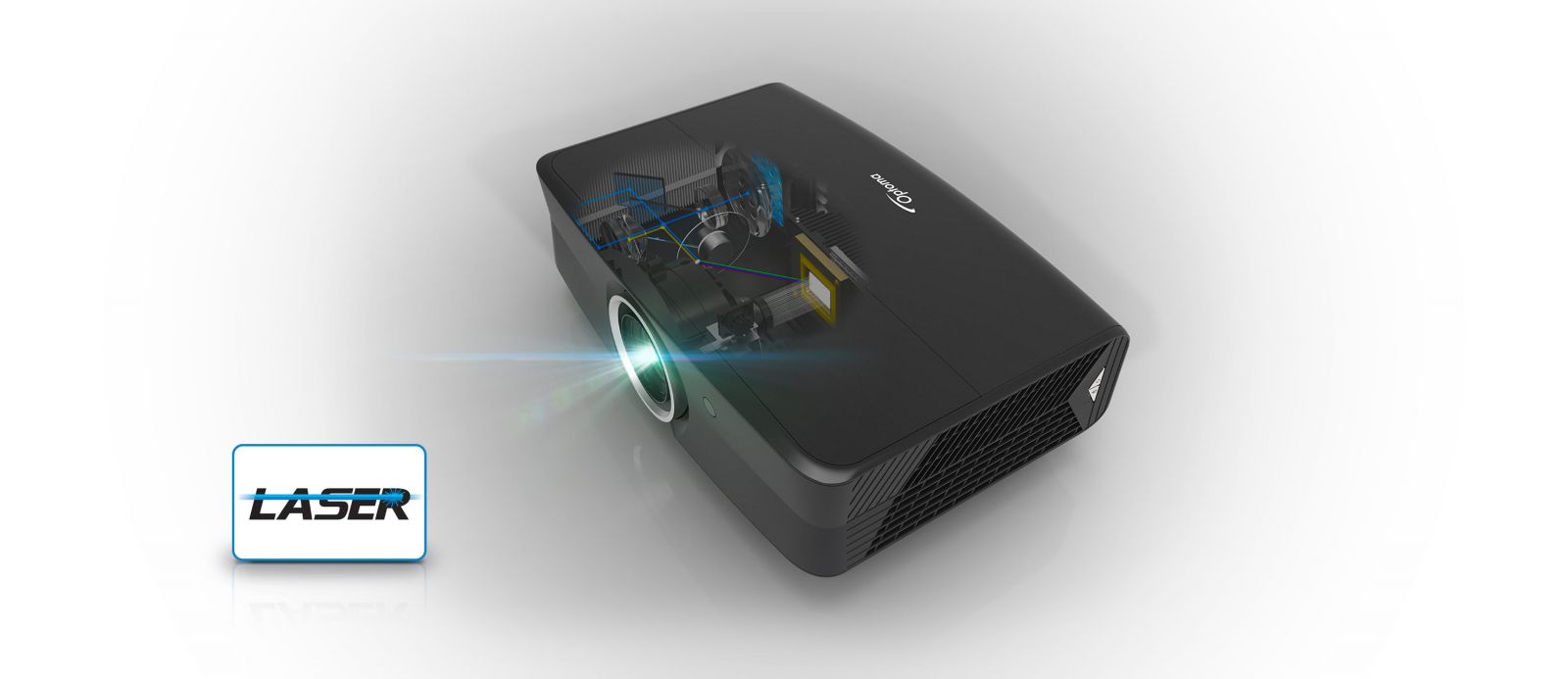 Проектор Optoma UHZ65, DLP, UHD (3840x2160), 2,000,000:1, 3000 lm, LAN, USB, HDMI, VGA, черен - характеристика 1