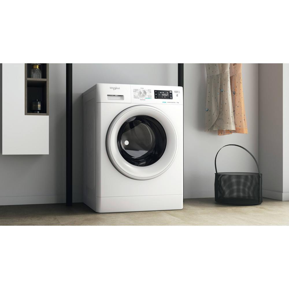 Перална машина Whirlpool FFB 7459 WV EE, 7 кг. капацитет, 1400 оборота в минута, 14 програми, свободностояща, 59.5 cm, бяла - характеристика 1