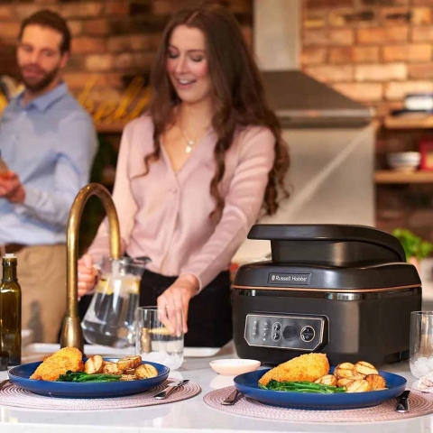 Фритюрник Russell Hobbs SatisFry 26520-56, вместимост 5.5 l, 7 функции за готвене, 1745W, черен - характеристика 2