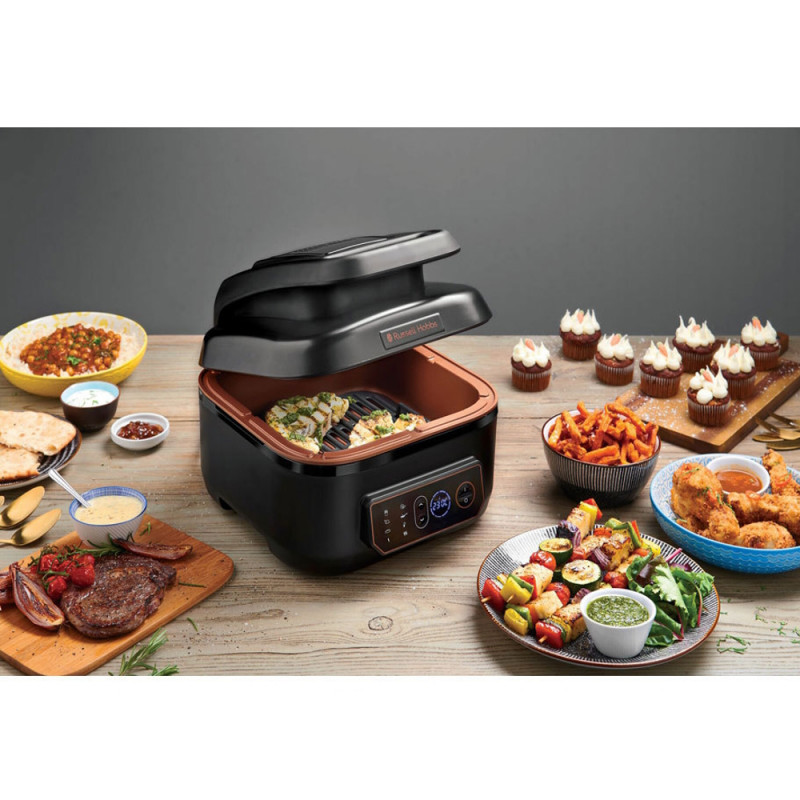 Фритюрник Russell Hobbs SatisFry 26520-56, вместимост 5.5 l, 7 функции за готвене, 1745W, черен - характеристика 3