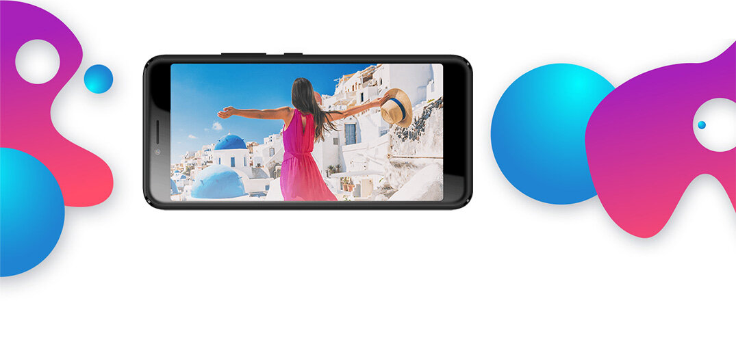 Смартфон MyPhone FUN 9 (черен), поддържа 2 sim карти, 5.45" (13.84 cm) IPS дисплей, четириядрен Mali T820, 2GB RAM, 16GB Flash памет (+microSD слот), 8 Mpix камера, Android, 134g - характеристика 2