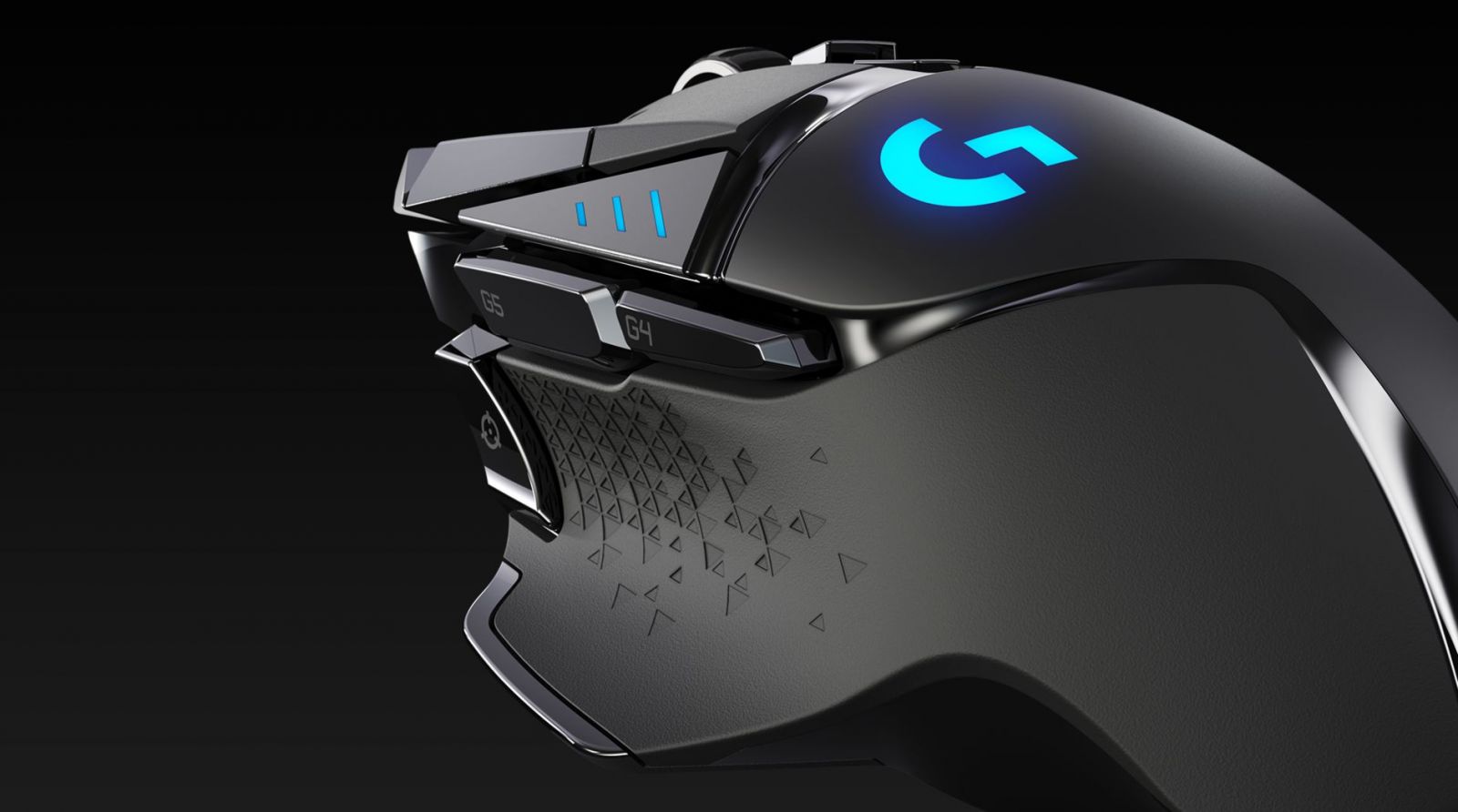 Мишка Logitech G502 LIGHTSPEED, оптична (16000 dpi), безжична, USB, черна - характеристика 9