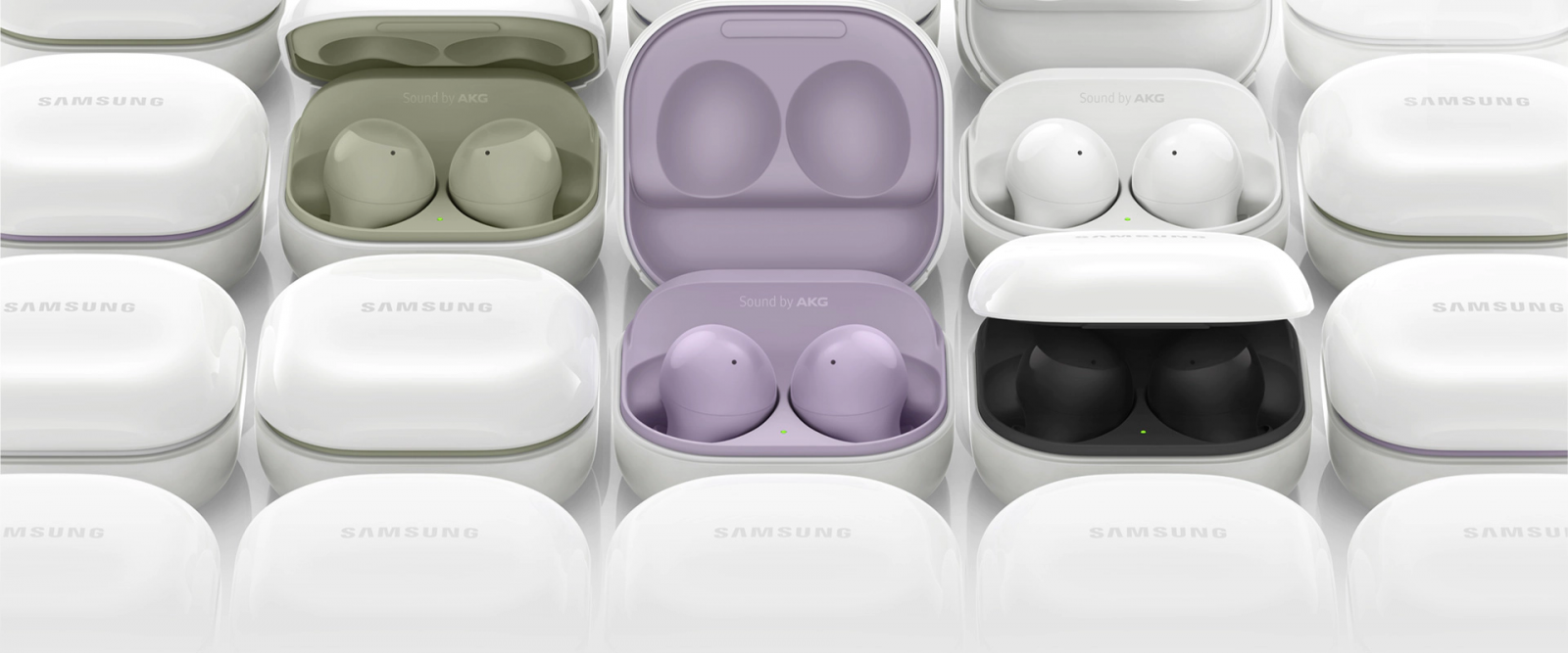 Слушалки Samsung Galaxy Buds2 (SM-R177NLVAEUH), безжични, микрофон, ANC, до 5 часа време на работа, лилави - характеристика 1