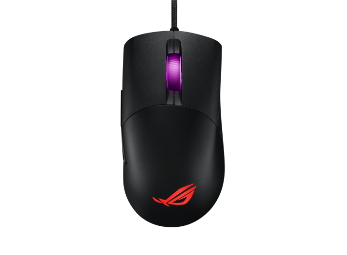 Мишка Asus ROG Keris (90MP01R0-B0UA00), оптична (16000 dpi), USB, черен, RGB подсветка, гейминг, 7 програмируеми бутона - характеристика 1