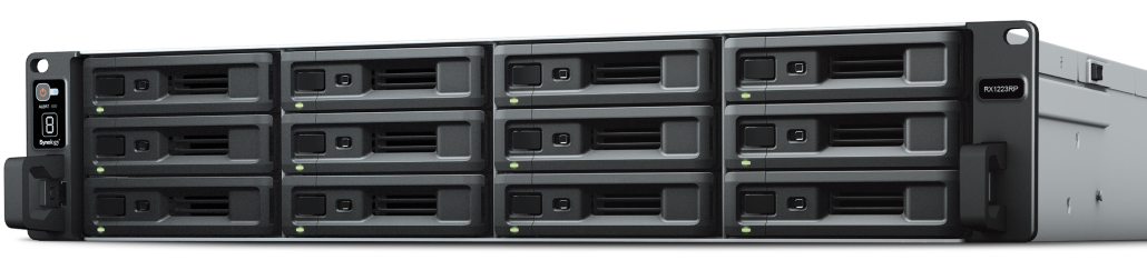 Разширителен блок Synology RX1223RP, 12x bay 3.5"/2.5", съвместим със Synology SA6400 - характеристика 1