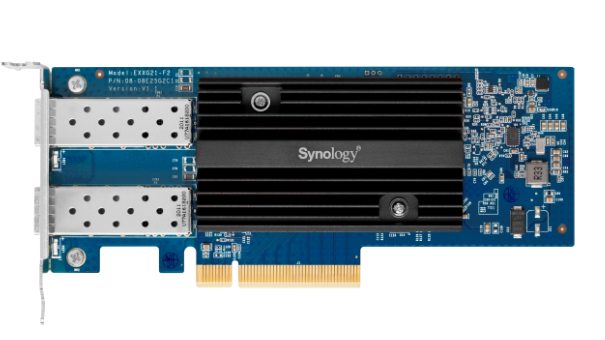 Мрежови адаптер Synology E10G21-F2, от PCIe 3.0 x8(м) към 2x RJ-45(ж), 10 Gbps, за Synology NAS сървъри - характеристика 1