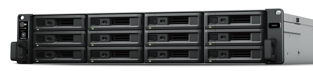Мрежови диск (NAS) Synology SA6400, дванадесетядрен AMD EPYC 7272 2.9/3.2GHz, 32GB DDR4, 12x 3.5"/2.5", 4x 1GbE / 2x 10GbE, 2x USB 3.0 - характеристика 1
