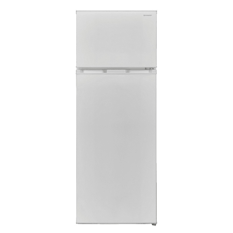 Хладилник с фризер Sharp SJ-FTB01ITXWF, клас F, 213 л. общ обем, свободностоящ, 222 kWh/годишно, функция за автоматично размразяване, бял - характеристика 1
