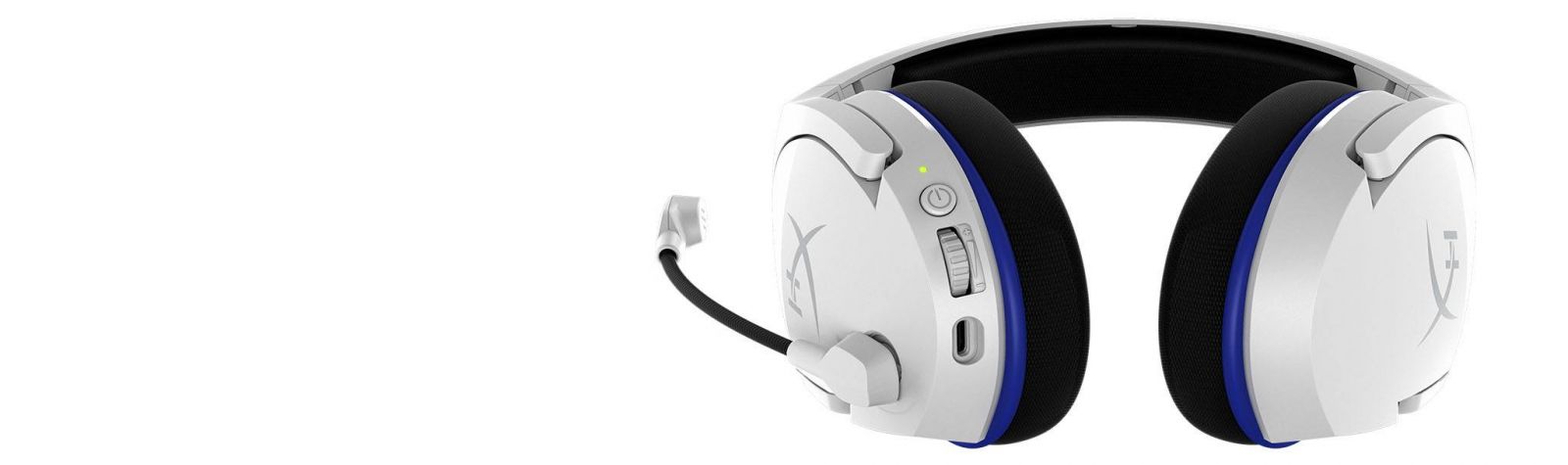 Слушалки HyperX Cloud Stinger Core Wireless White (HHSS1C-KB-WT/G), безжични, микрофон, до 17 часа време за работа, 40mm драйвери, USB 2.4GHz, бели - характеристика 6