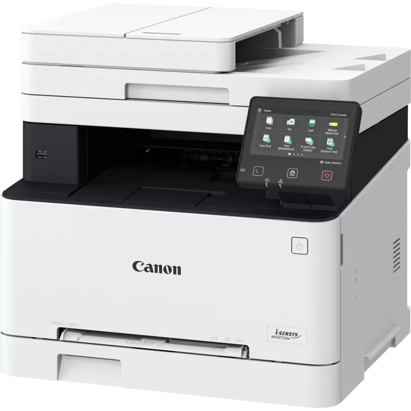 Мултифункционално лазерно устройство Canon i-SENSYS MF651Cw, цветен, принтер/копир/скенер, 1200 x 1200 dpi, до 18 стр/мин, LAN, Wi-Fi, USB, A4, A5 - характеристика 1