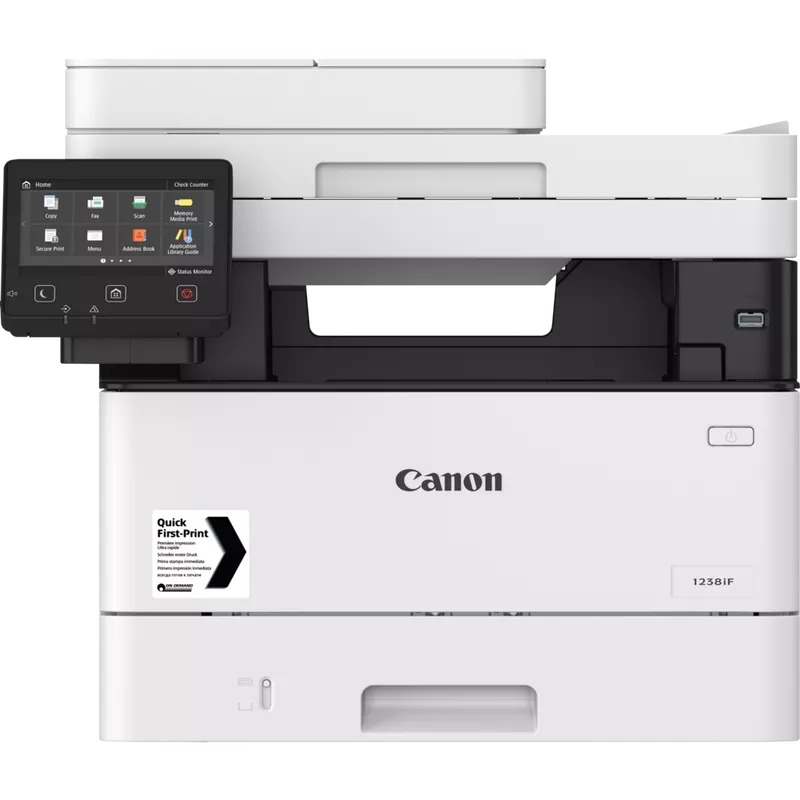 Мултифункционално лазерно Canon i-SENSYS X 1238i II, монохромен принтер/скенер/копир, 1200 x 1200 dpi, 38 стр/мин, USB, LAN, Wi-Fi, без тонер в комплекта - характеристика 2