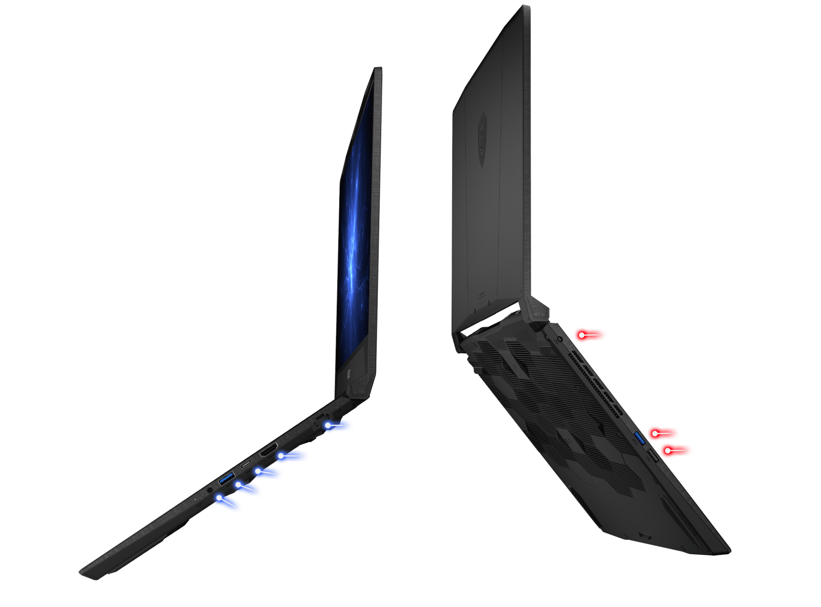 Лаптоп MSI Katana 15 B13VFK (9S7-158571-2296), десетядрен Intel Core i7-13620H 2.4/4.9 GHz, 15.6" (39.62 cm) QHD IPS 165Hz Anti-Glare Display & GF RTX 4060 8GB, (HDMI), 16GB DDR5, 512GB SSD, 1x USB C, No OS, 2.25kg - характеристика 3
