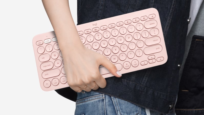 Клавиатура Logitech K380 for Mac, безжична, компактна, розова, Bluetooth, US English - характеристика 2