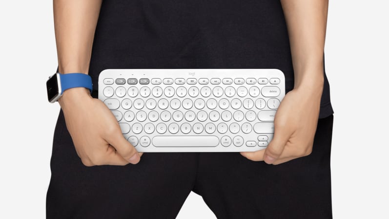 Клавиатура Logitech K380 for Mac, безжична, компактна, розова, Bluetooth, US English - характеристика 4